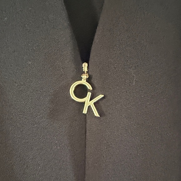 NWT Calvin Klein Black Sleeveless Mini Dress - Picture 3 of 9